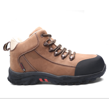 Men Waterproof Outdoor Security Genuine Leather Steel Toe Durable Safety Work Boots